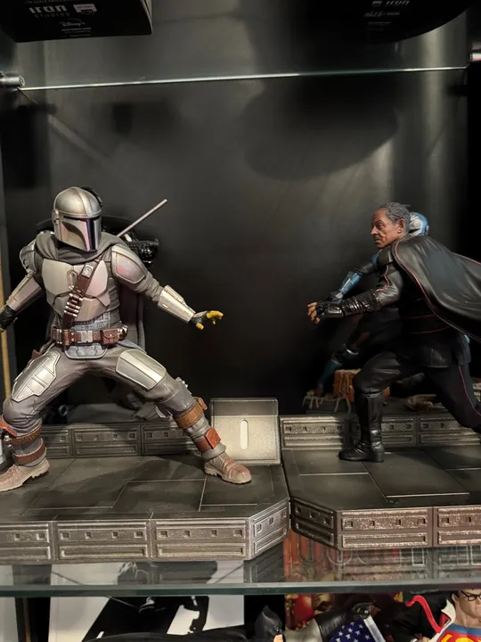 Iron studios Star Wars Mandalorian e Moff Gideon