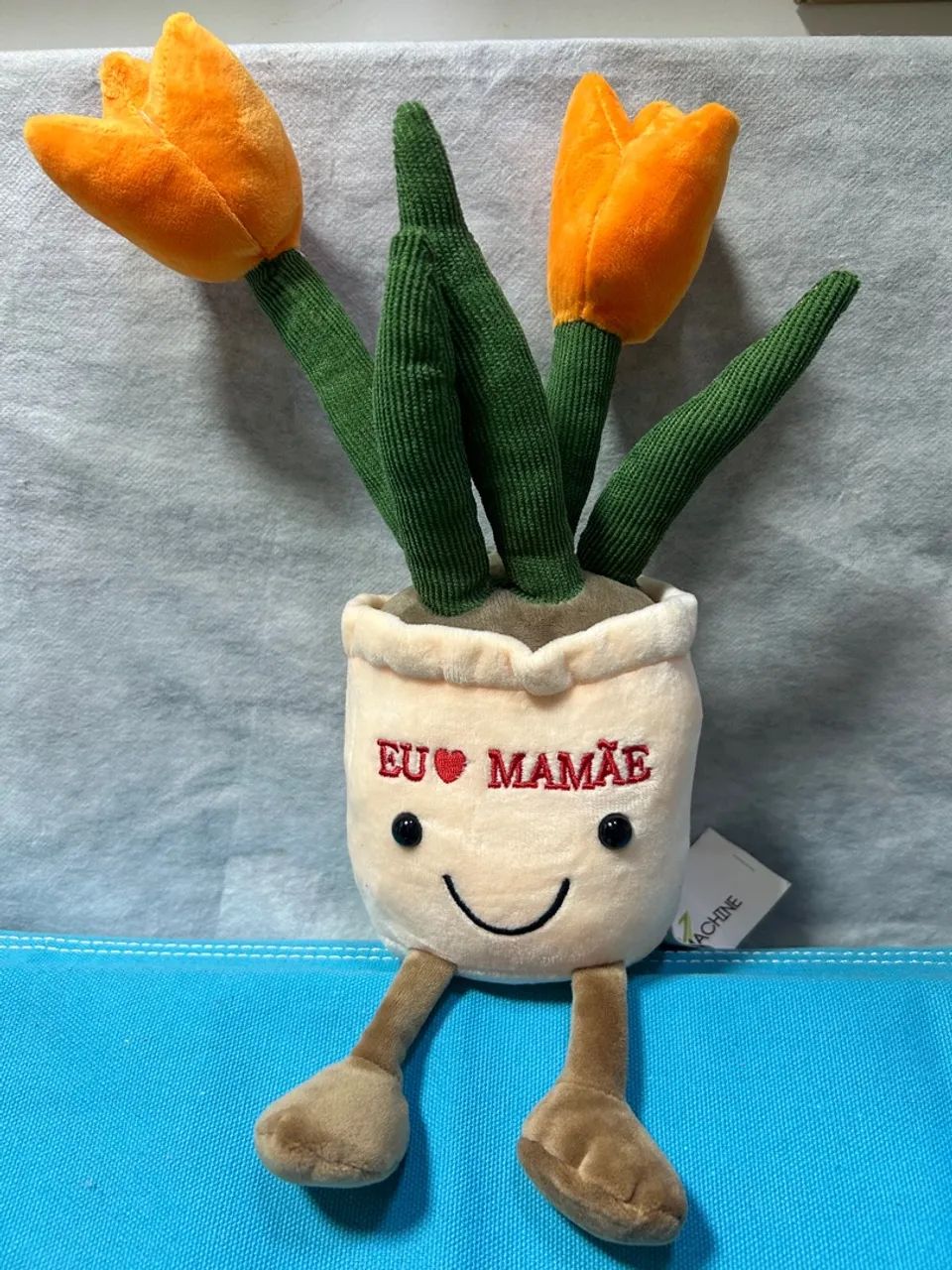 Pelucia vaso com tulipa BR Machine - Foto 2