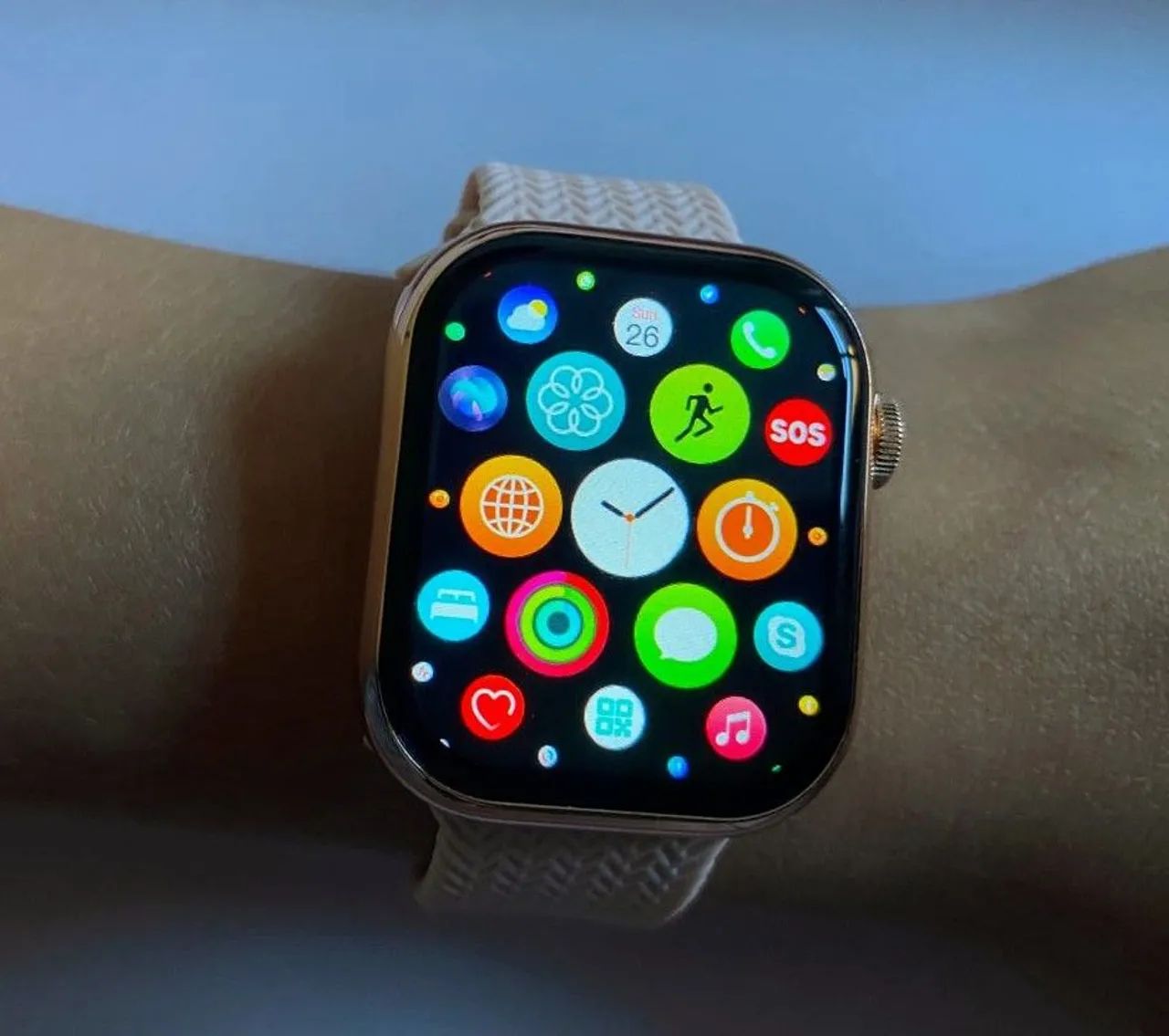 ÚLTIMO PROMOÇÃO!! SMARTWATCH PEQUENO COM 3 PULSEIRAS, AMOLED E NFC PARCELO SEM JUROS! - Foto 2