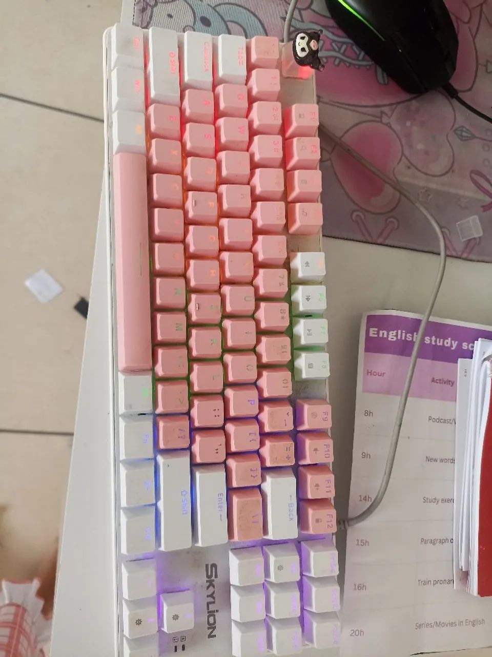 TECLADO MECÂNICO SKYLION SWITCH AZUL - Foto 4
