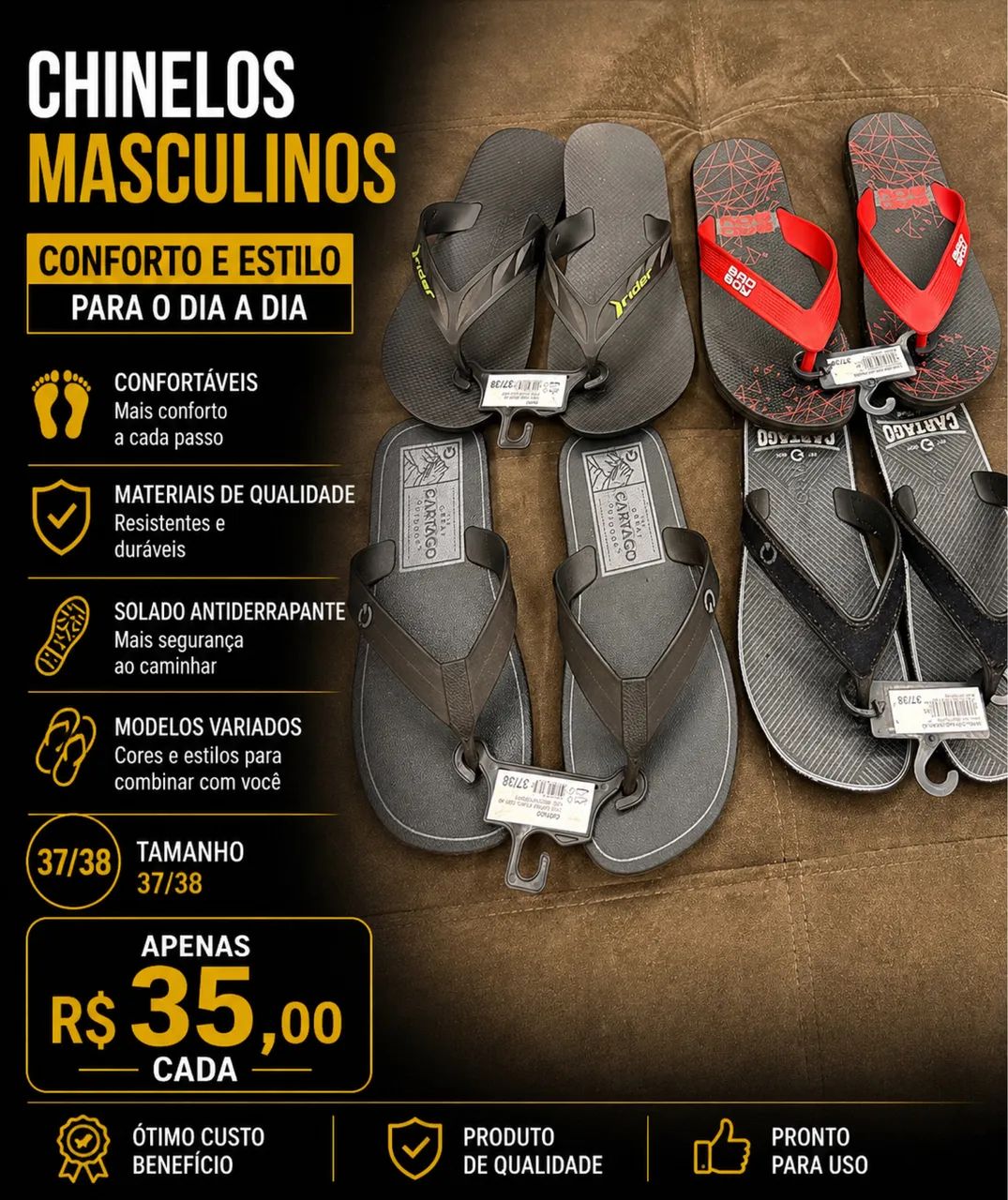 Chinelos Variados - Foto 2