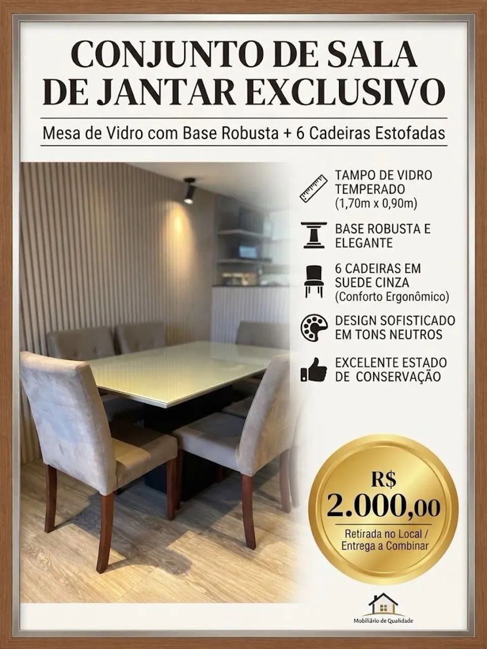 Sala de jantar  seminova 