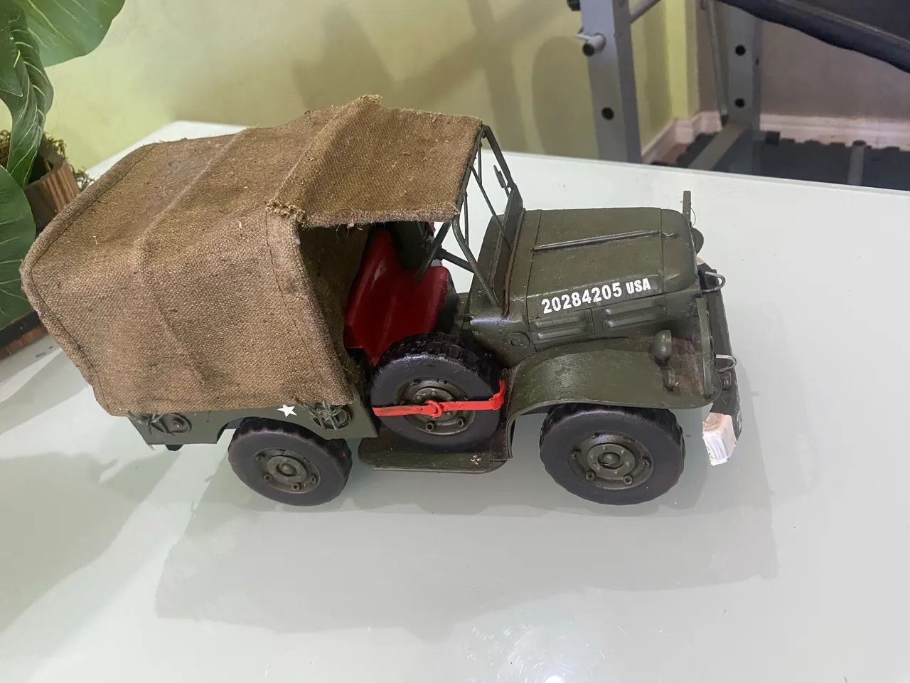 Jipe exército em latão  - Foto 4