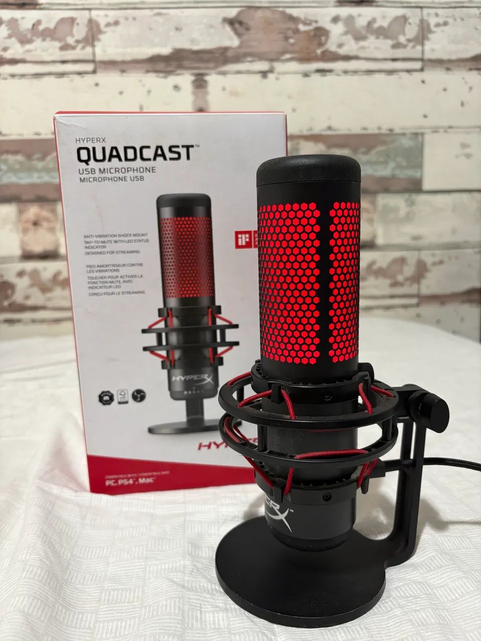 Microfone Gamer HyperX QuadCast