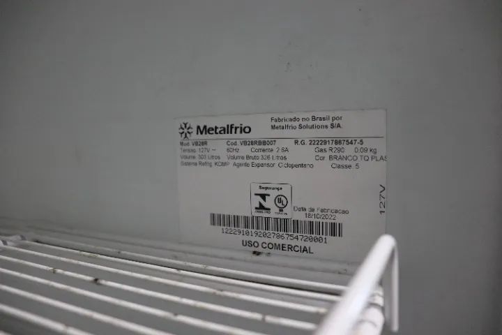 Refrigerador Expositor Vertical Metalfrio 326 Litros Branco VB28RB 110V - Foto 5
