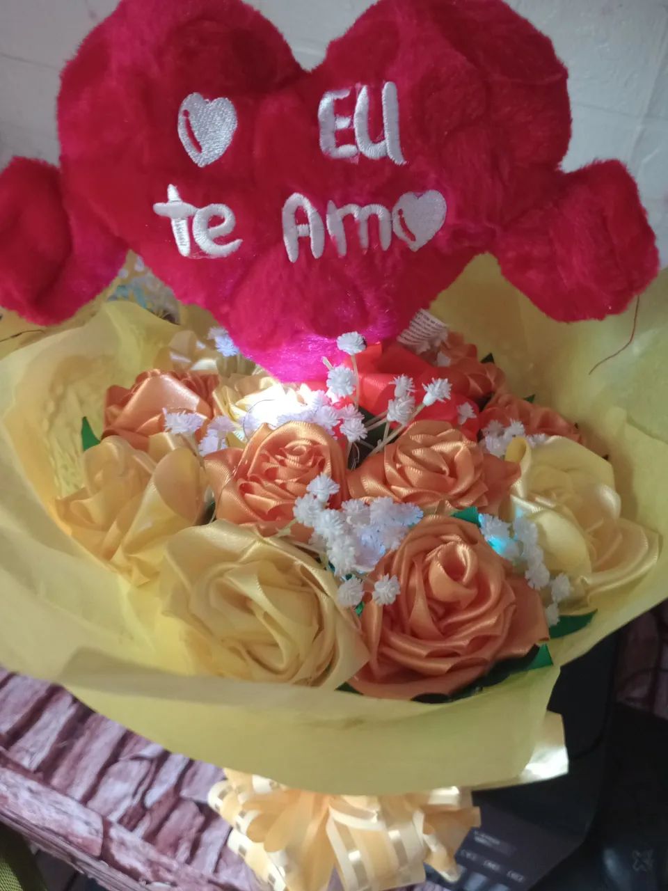 Buquê de flores de cetim perfumadas - Foto 2