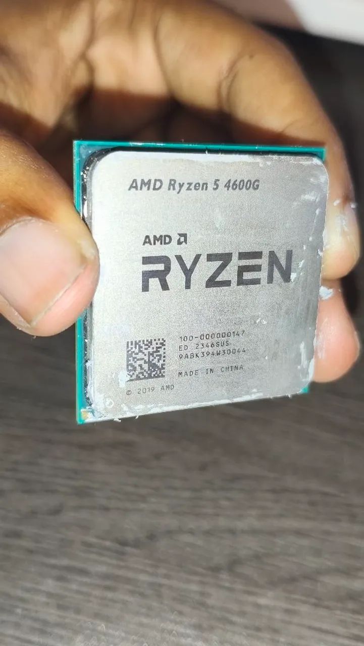 Processador AMD Ryzen 5 4600g, com caixa é o cooler - Foto 3