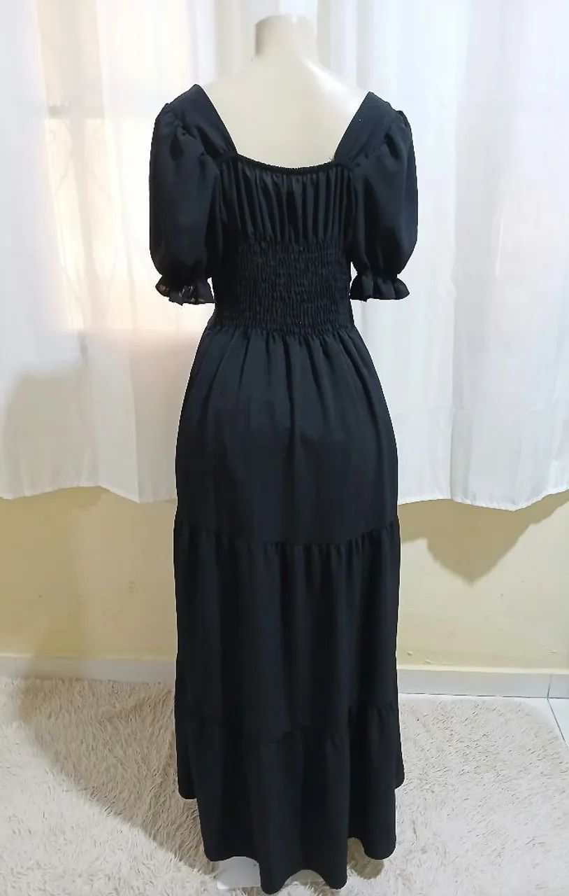 Vestido longo preto  - Foto 2