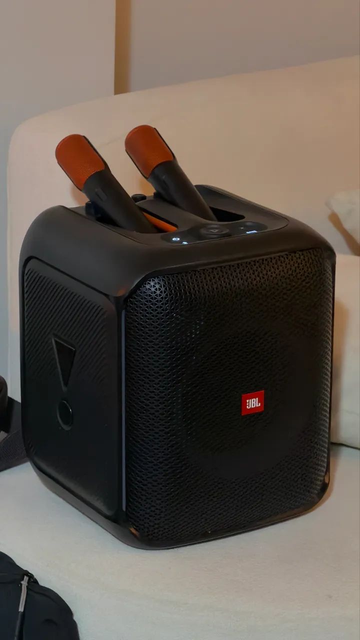 Jbl encore + 2 microfones - em até 12x sem juros - Foto 3