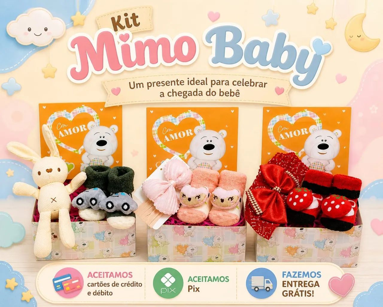Kit maternidade baby amor 