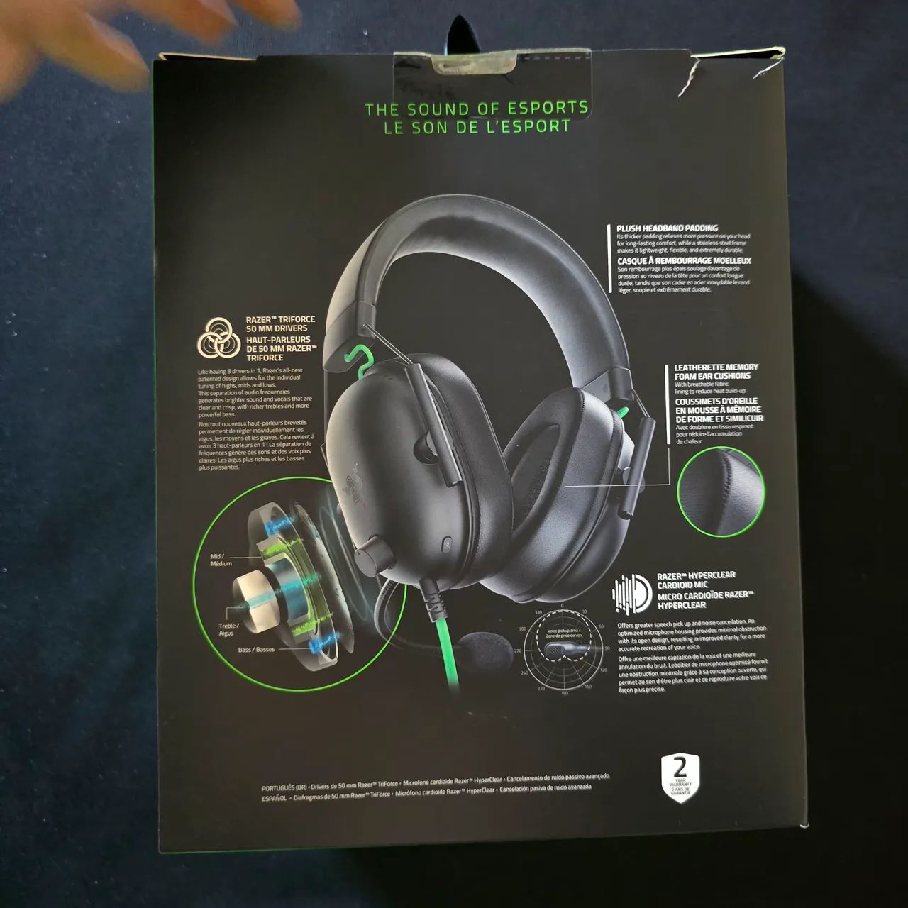 Headset Razer Blackshark V2 X - Foto 2