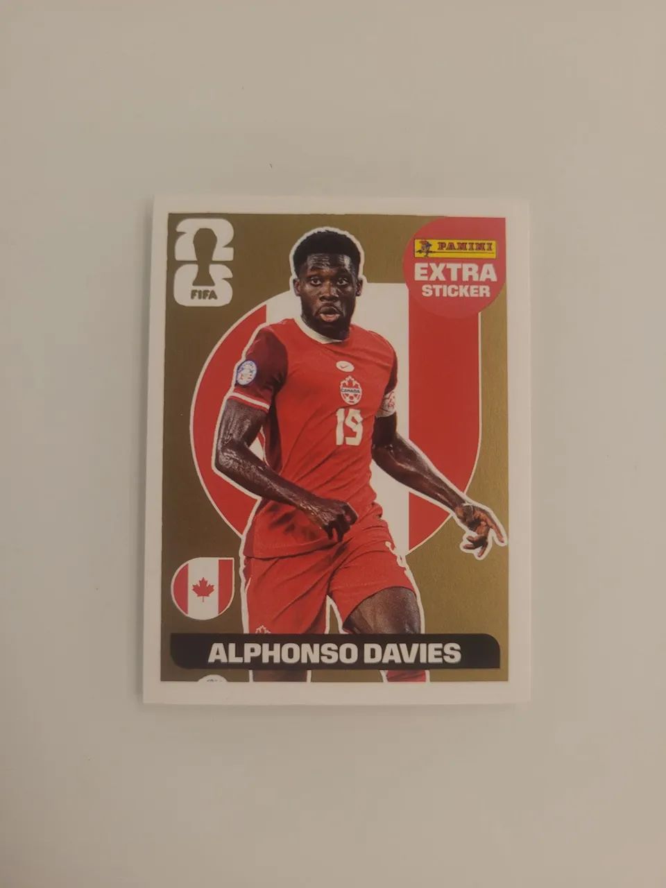 Figurinha Copa 2026 Legend Gold Alphonso Davies