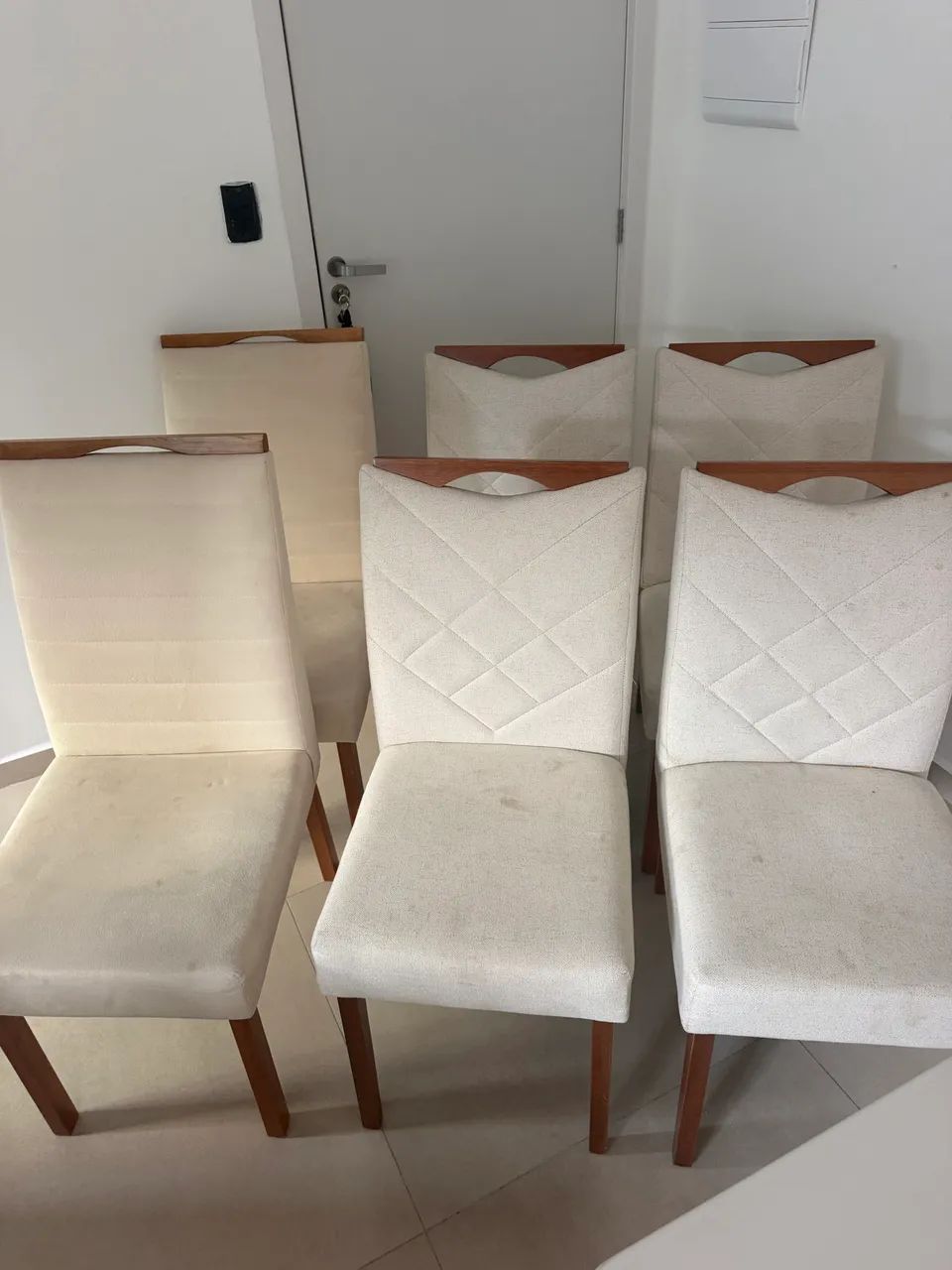 CONJUNTO 6 CADEIRAS PARA MESA DE JANTAR