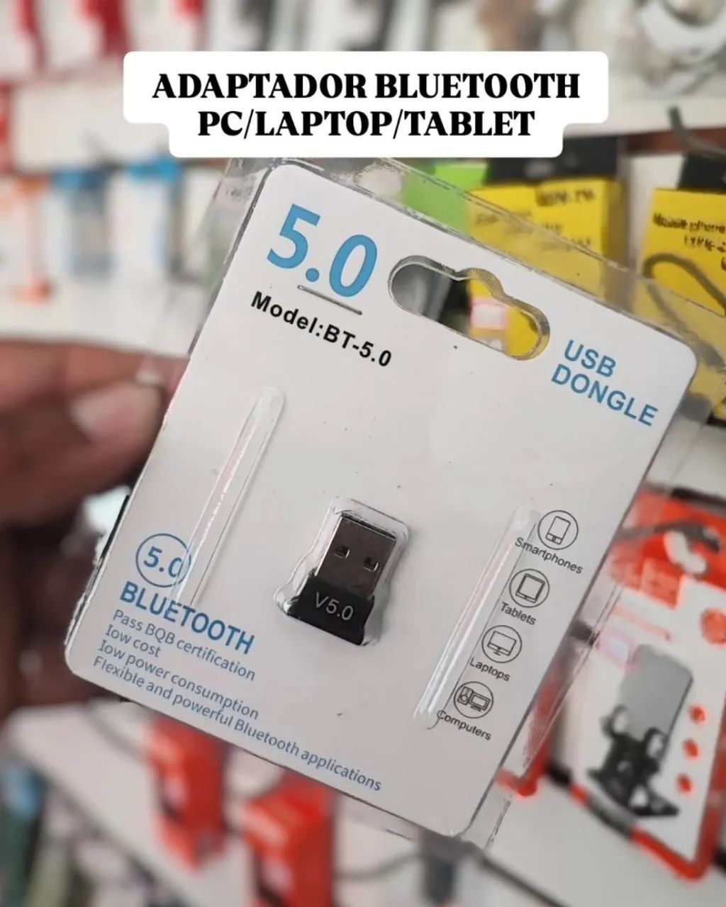 Adaptador Bluetooth USB 5.0 | PC, Notebook, Tablet e Smartphone  