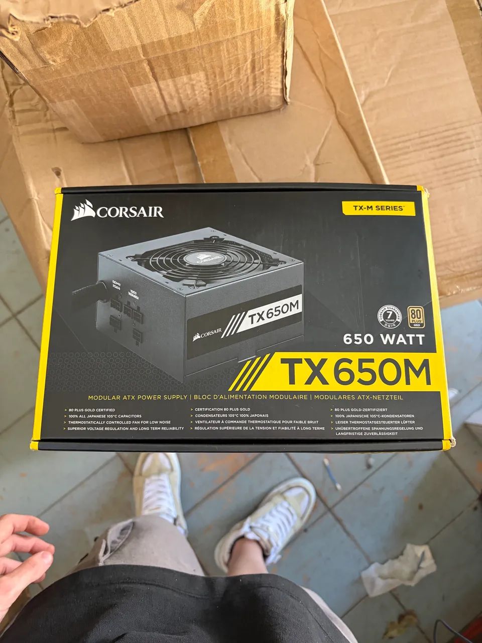 Fonte corsair TX550M  - Foto 4