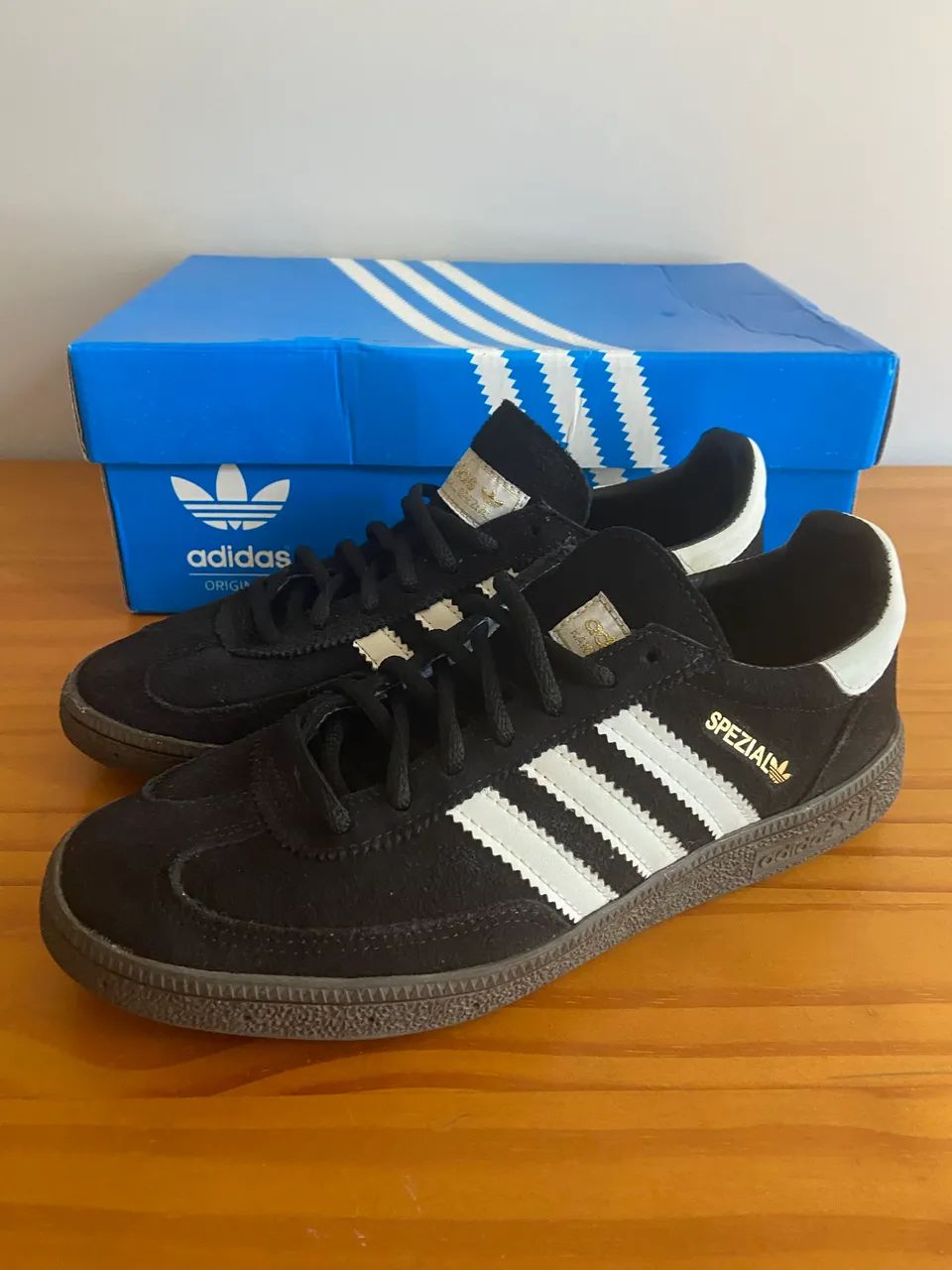 Adidas Handball Spezial Core Black 37 unissex - Calçados Adidas Handball Spezial Core Black 37 unissex - Calçados