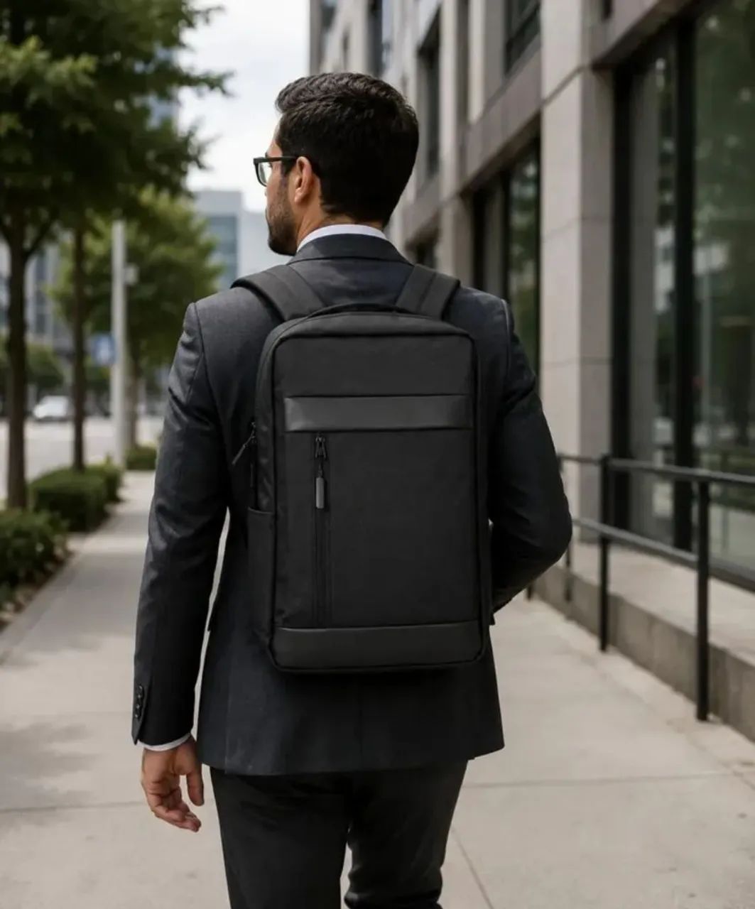Mochila Notebook Urbana  Saida Usb Compacta E Versátil - Foto 2