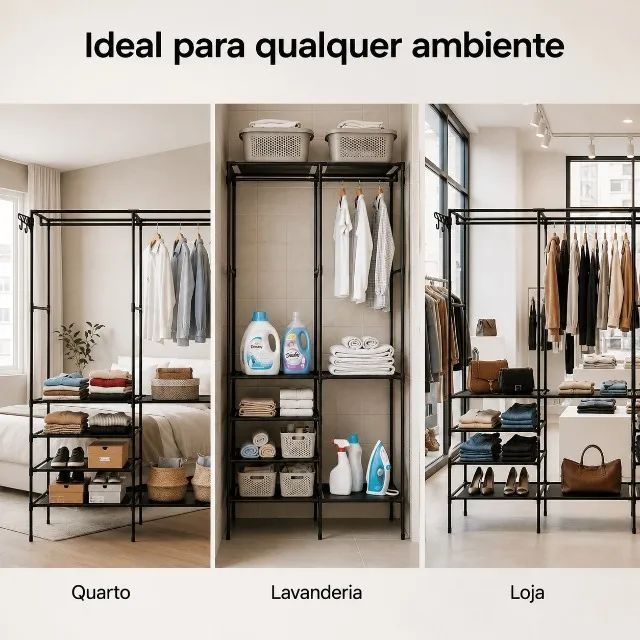 Guarda-Roupa Desmontável AA25-002 Ezie - Foto 3