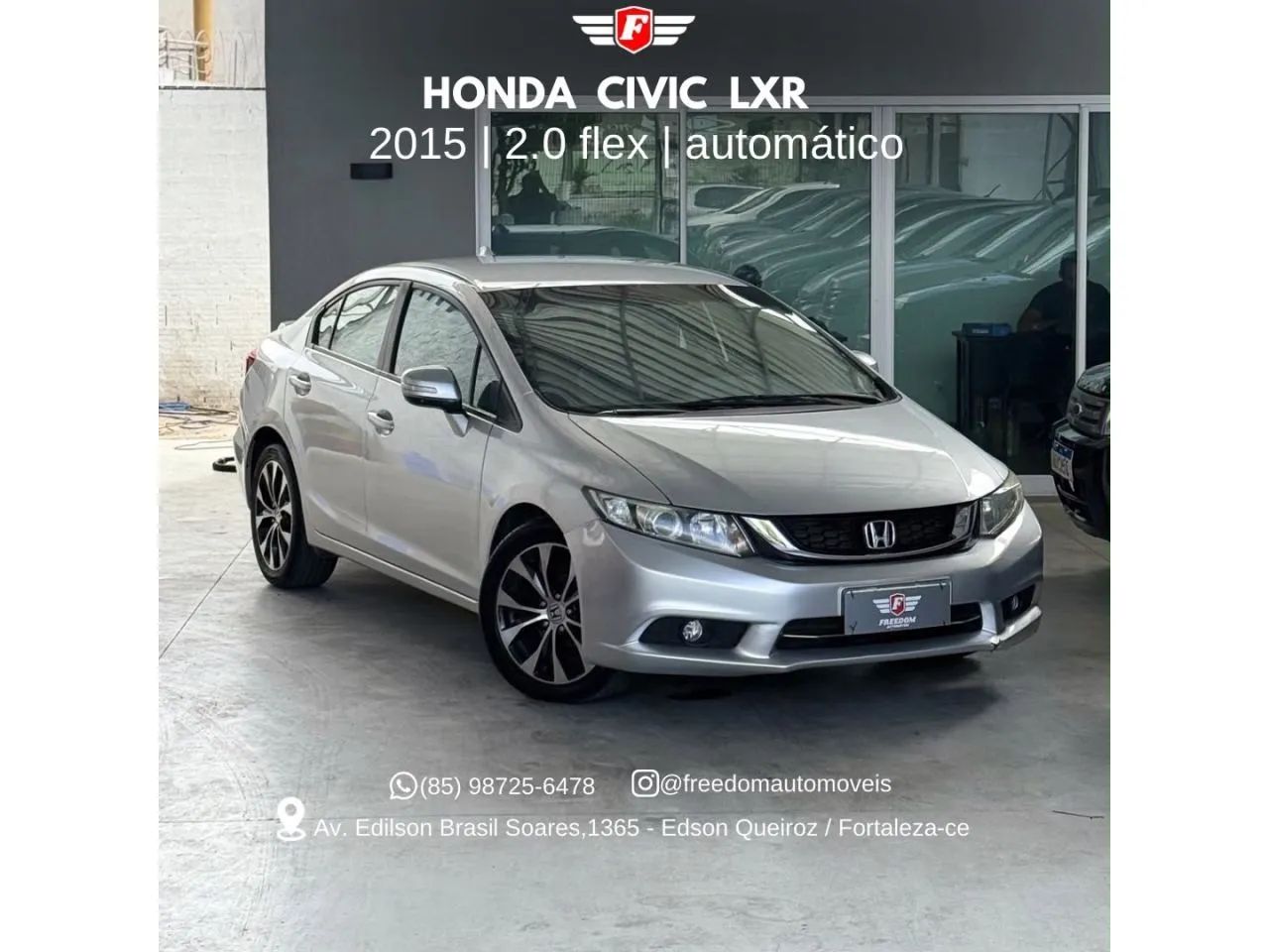 Honda Civic Civic Sedan LXR 2.0 Flexone 16V Aut. 4p 2015