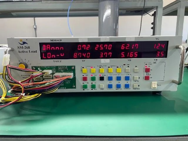 Carga eletrônica para teste de fontes atx