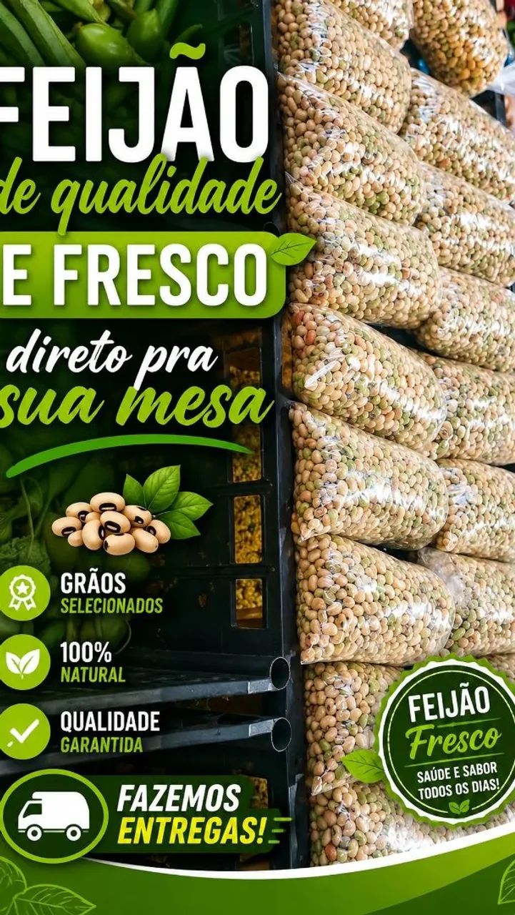 Feijão verde qualidade 