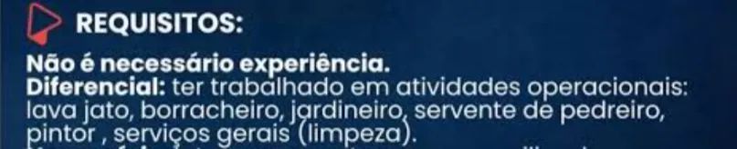 Ajudante de manutenção. - Foto 3