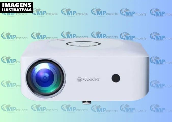 Loja MP Imports: Projetor Portátil Vankyo Leisure E30T Native, Full HD, 5G, Wifi, Branco