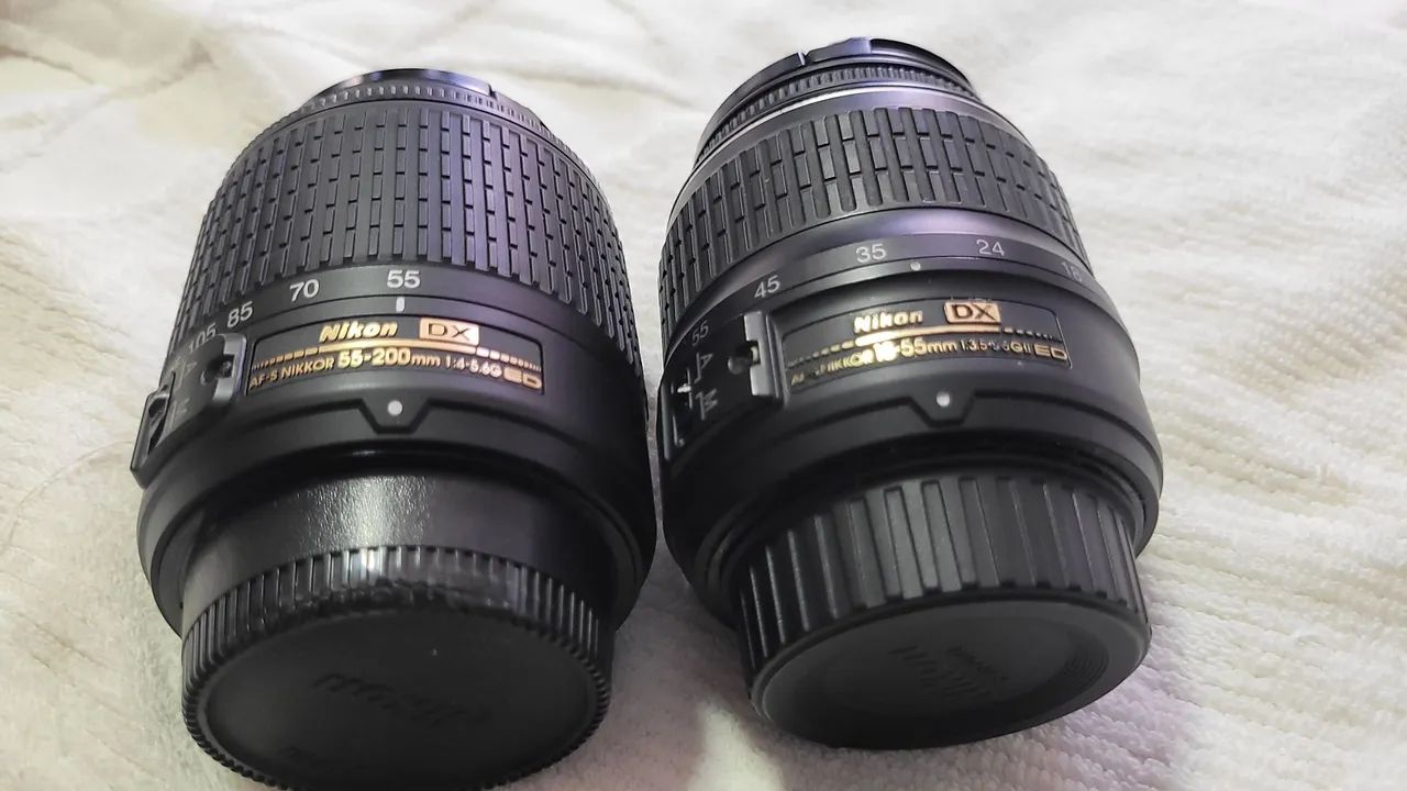 Nikon D3200 com lente 55-200mm e 18-55mm<br>1 lente 18-55mm - Foto 4