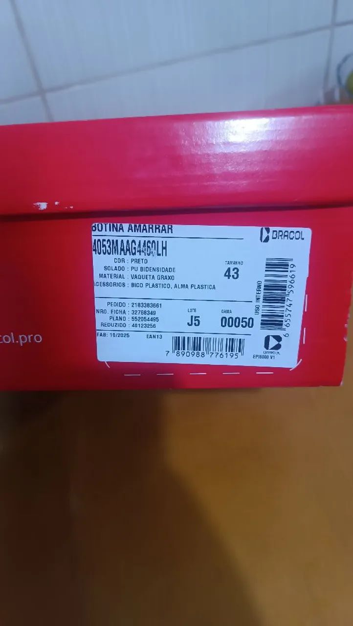 Bota Bracol N43 - NOVA - Foto 2
