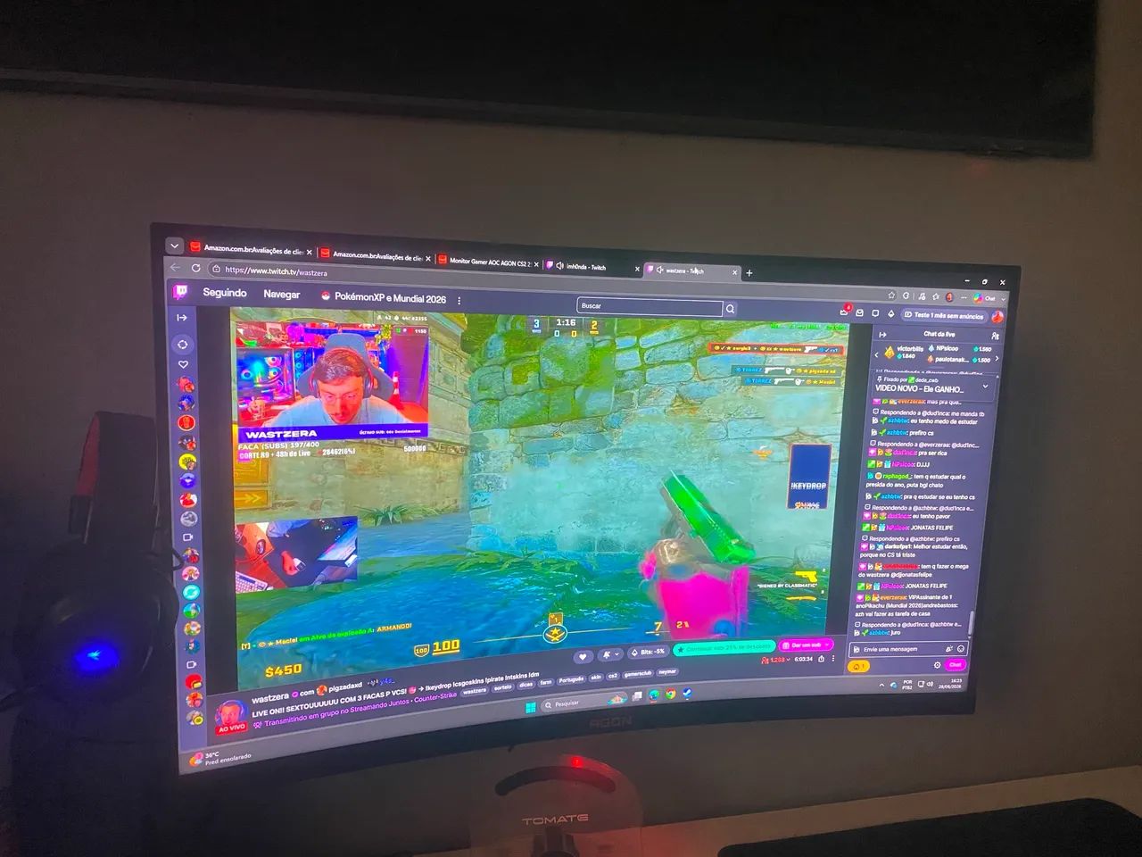 Monitor AOC AGON 31,5 polegadas  - Foto 2