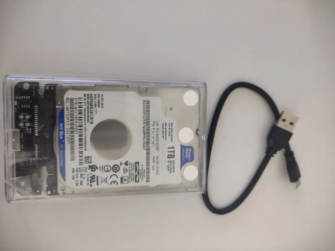 HD externo de 1 tb para computador notebook e vídeo game 