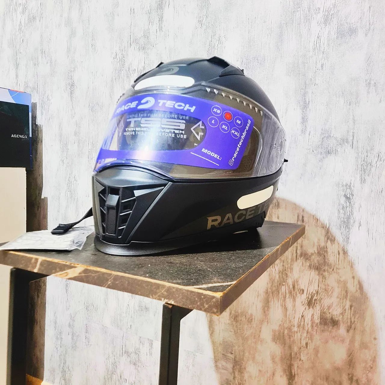 CAPACETE RACE TECH TAM 56 - Foto 3