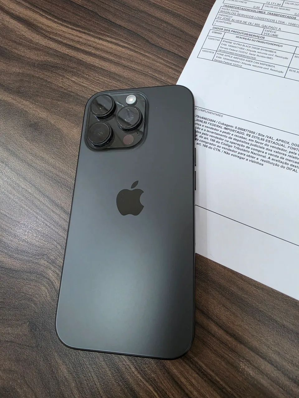 iPhone 16 PRO Black 256 + fone - Foto 2