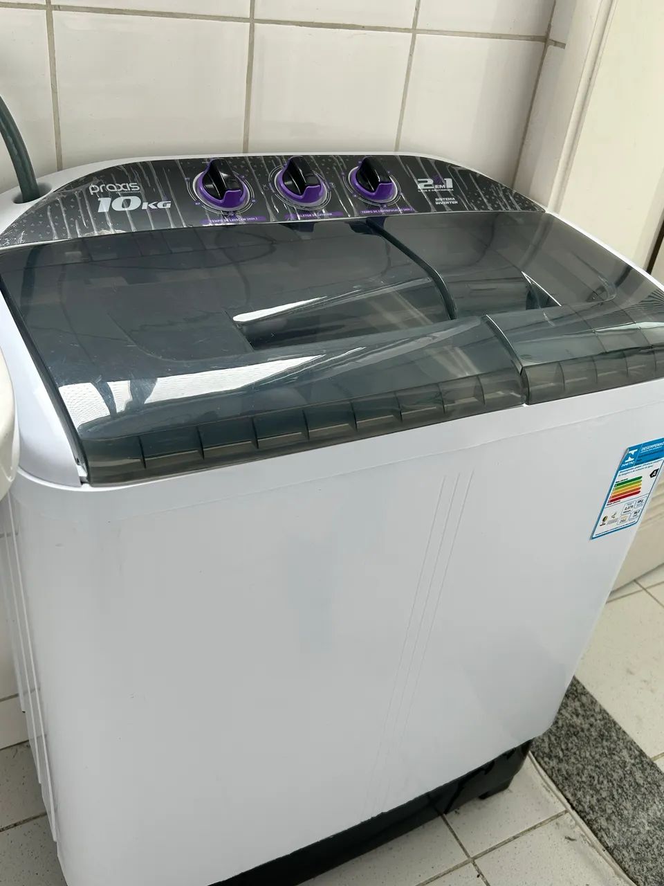 Lavadora Twin Práxis Tanquinho e Centrífuga