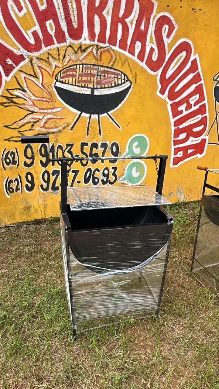 Churrasqueira de manivela Nova  - Foto 3