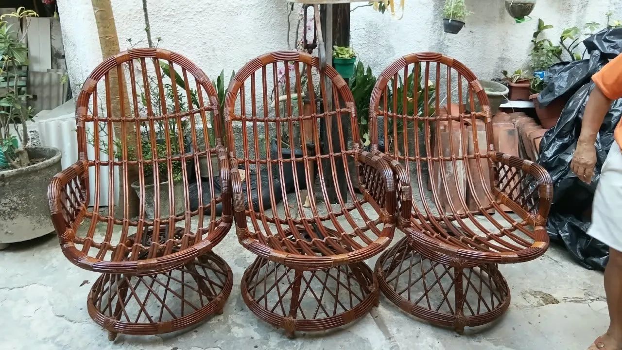  Cadeiras de bambu - Foto 2
