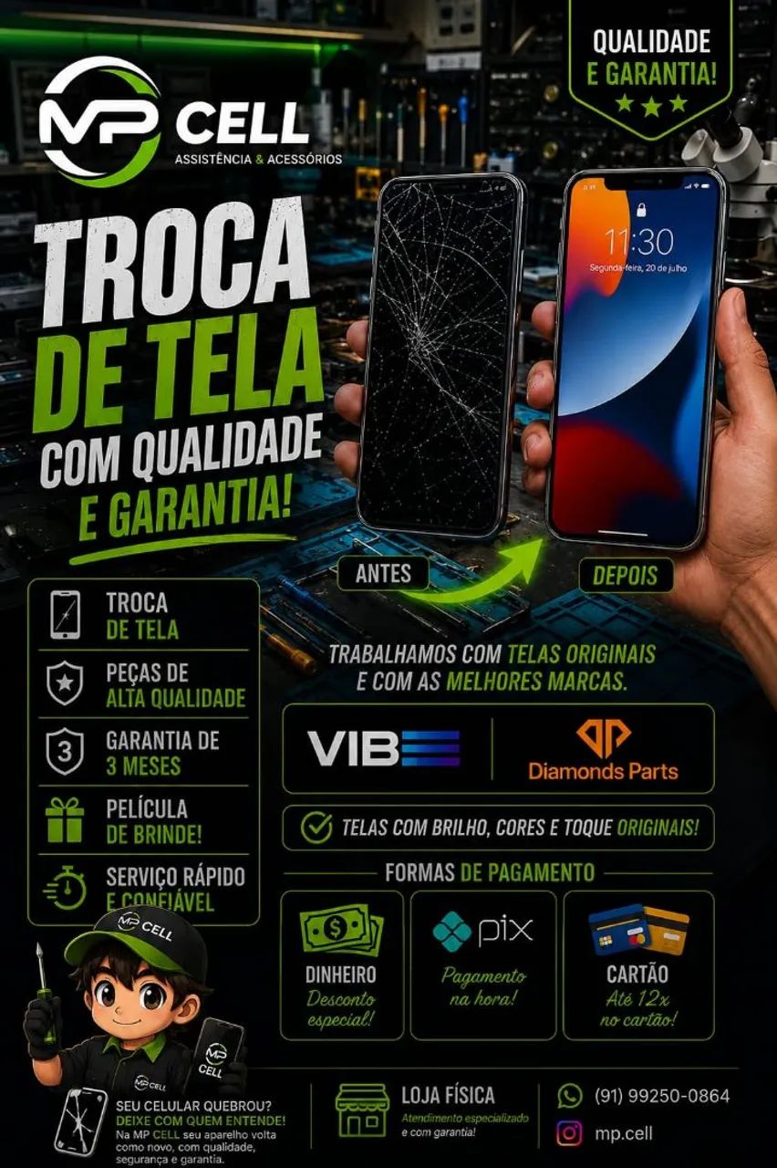 MP CELL ASSISTÊNCIA E ACESSÓRIOS 