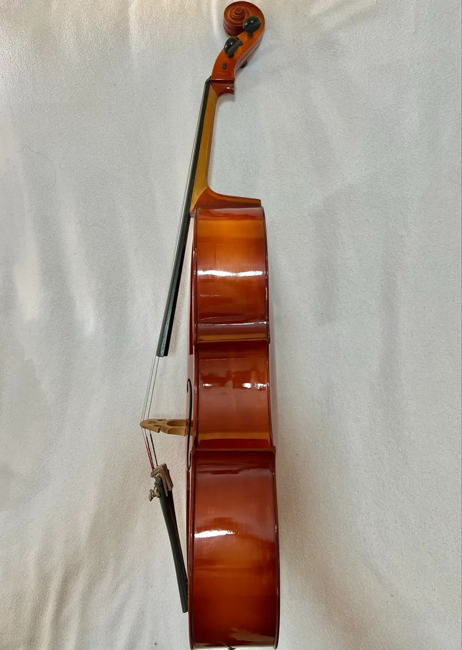 Violoncelo 3/4 madeira maciça  - Foto 2