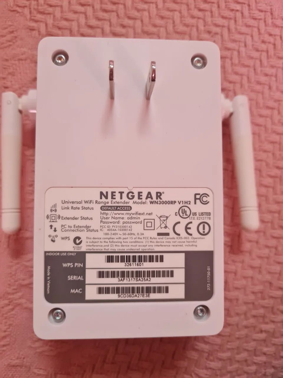 Repetidor de sinal Netgear wn3000Rp - Foto 2