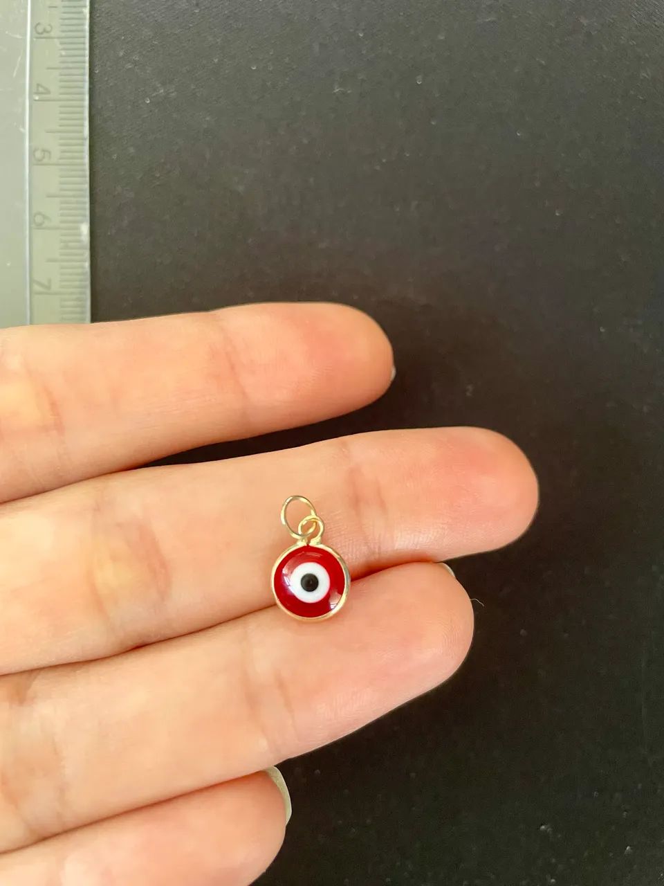 Pingente olho grego de OURO 18k - Foto 2