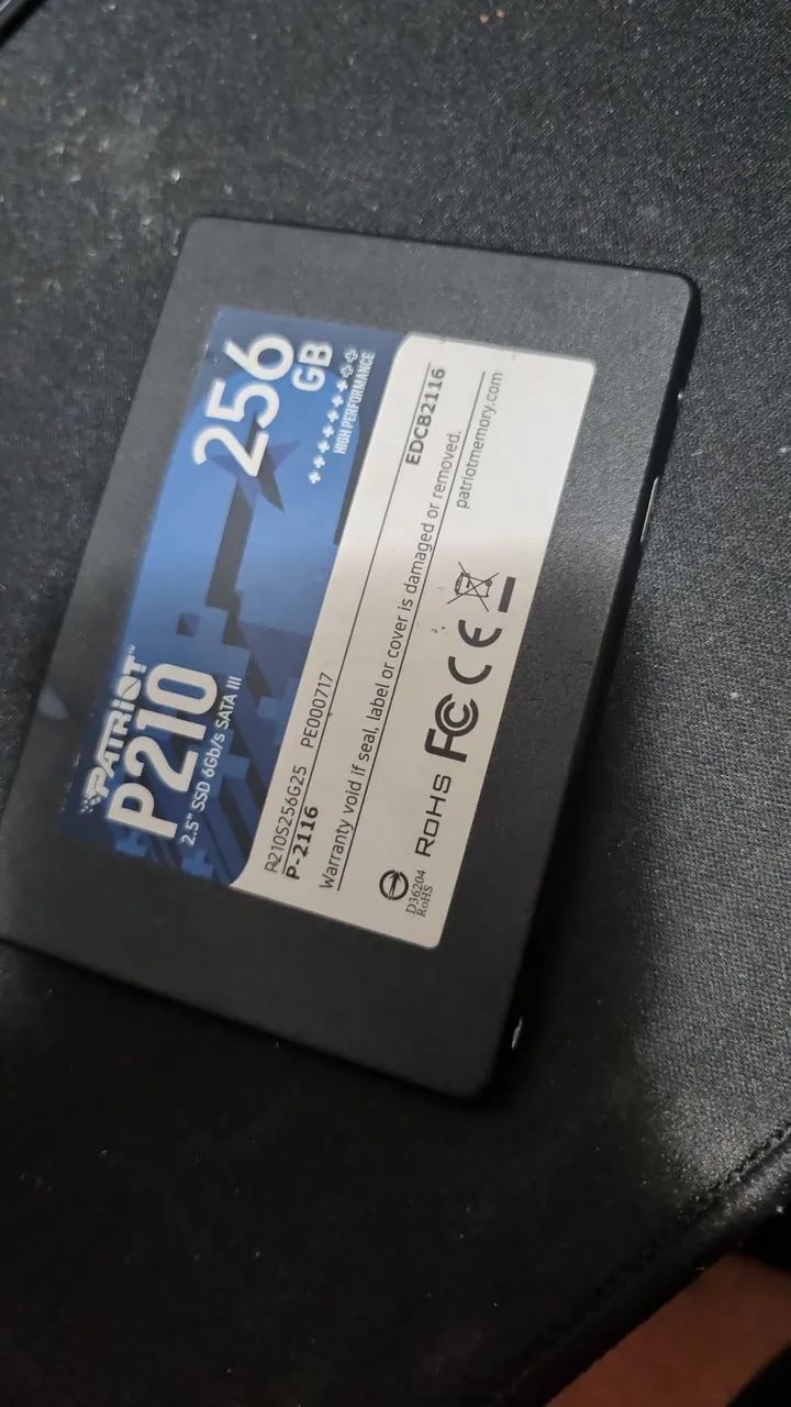 Ssd 256 saudavel