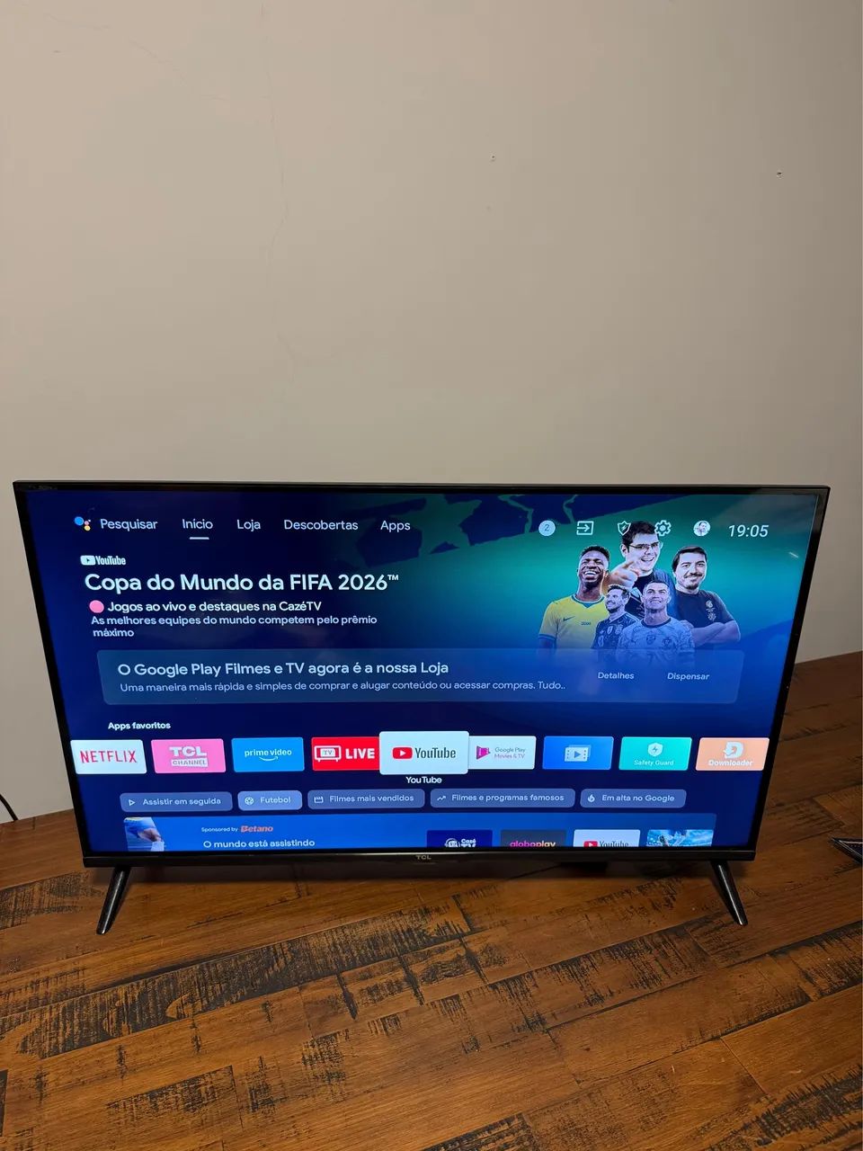 TV SEMP TCL 32 polegadas Google TV Android Wi-Fi Bluetooth - Seminova - Foto 5