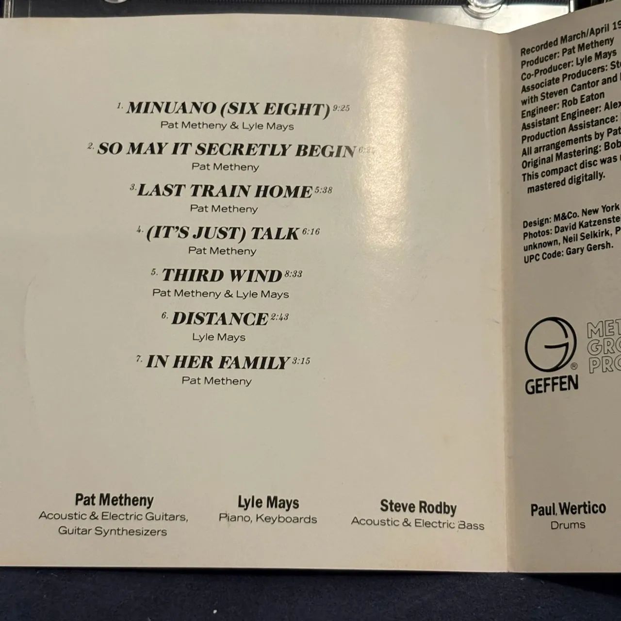 CD Pat Metheny - Still Life (Talking) - Foto 5