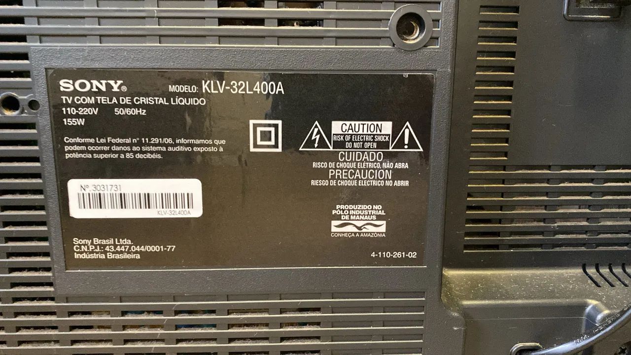 TV Sony Bravia 32? LCD - Perfeita, com controle e base - Foto 3