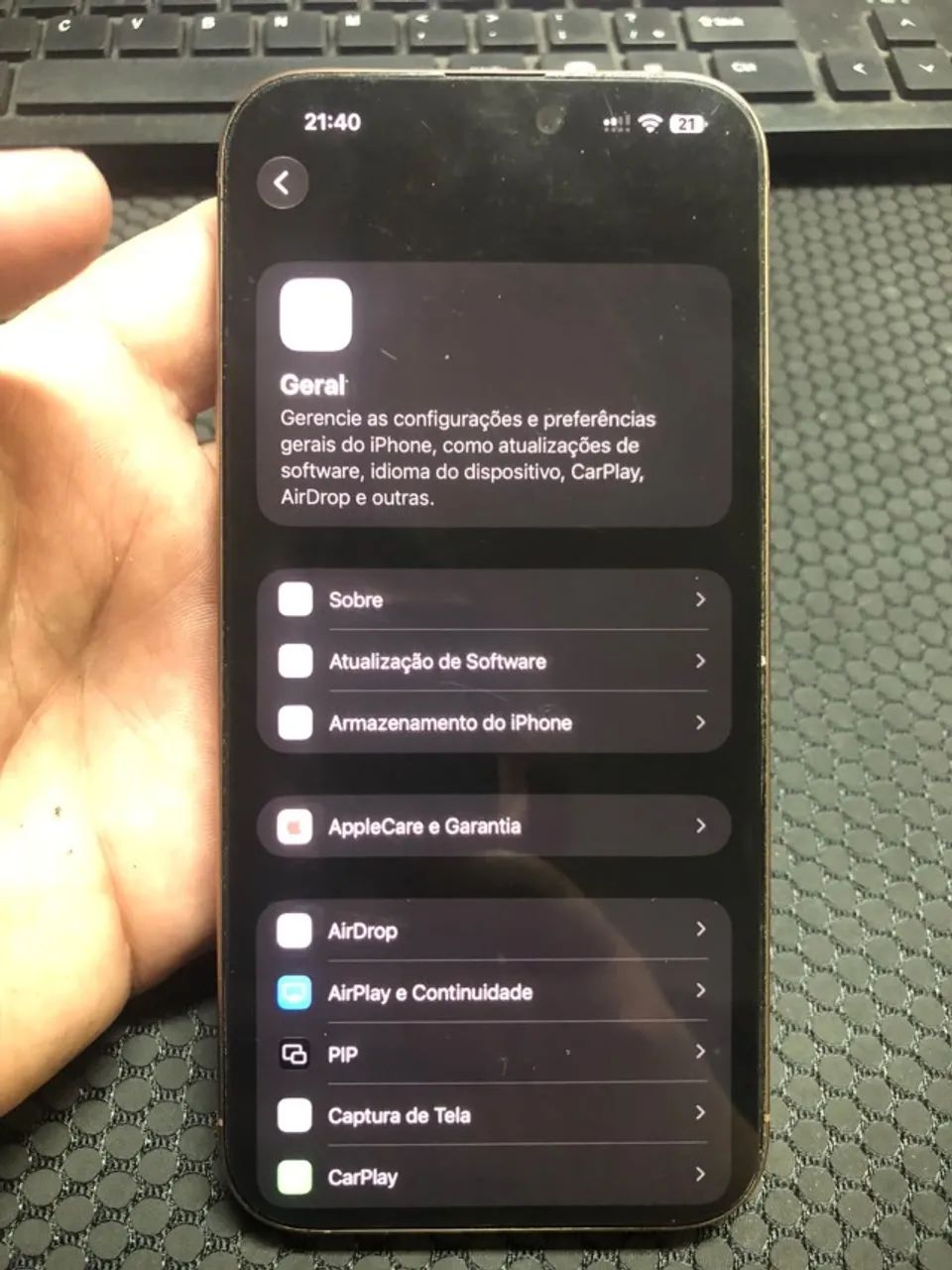 iPhone 16 ProMax 256G - Titânio Deserto - Foto 4