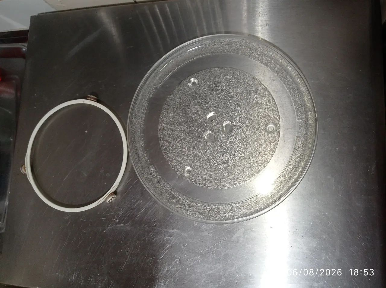 Prato de microondas  20 litros c rodinha de  brinde . Compatível com modelo Eletrolux  - Foto 3