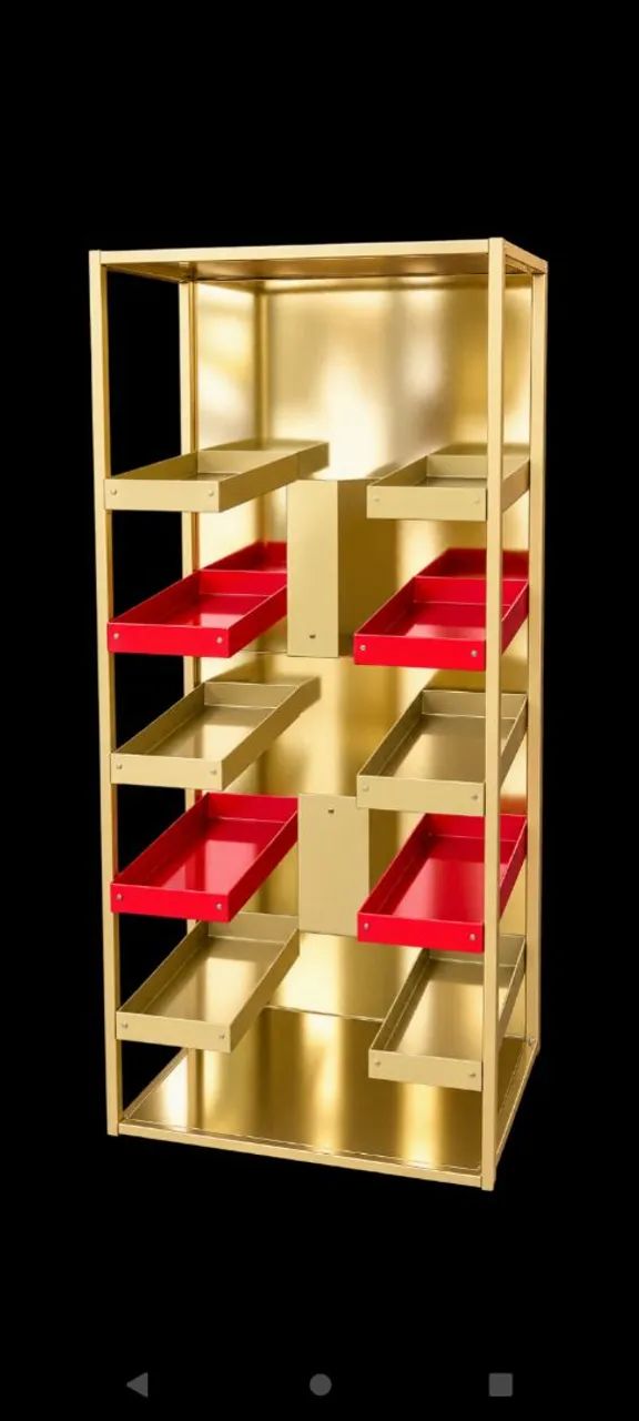 display dourado 