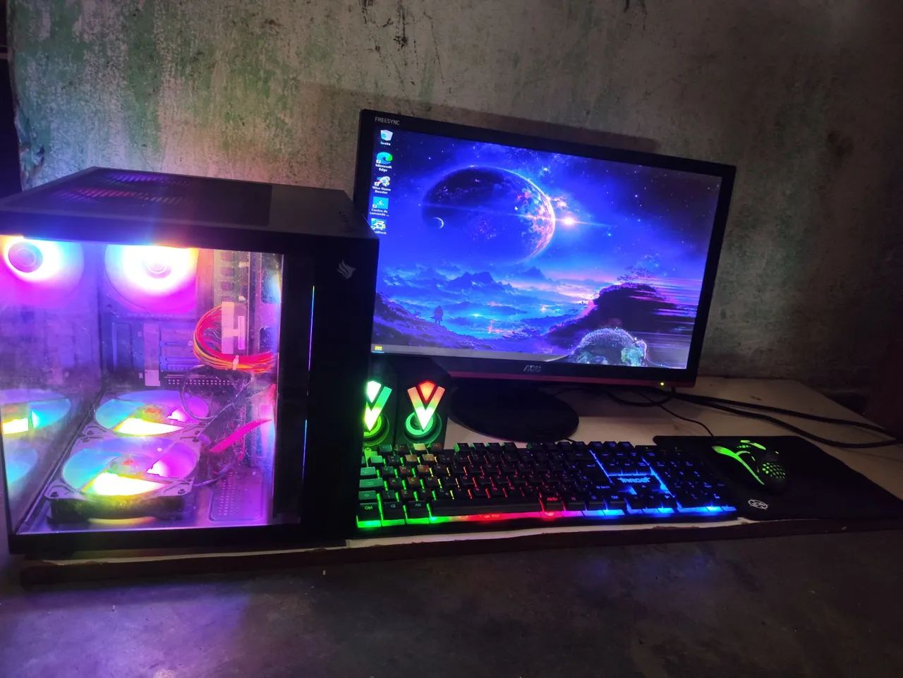 ? PC GAMER COMPLETO RGB - R$ 1.200 ? - Foto 3