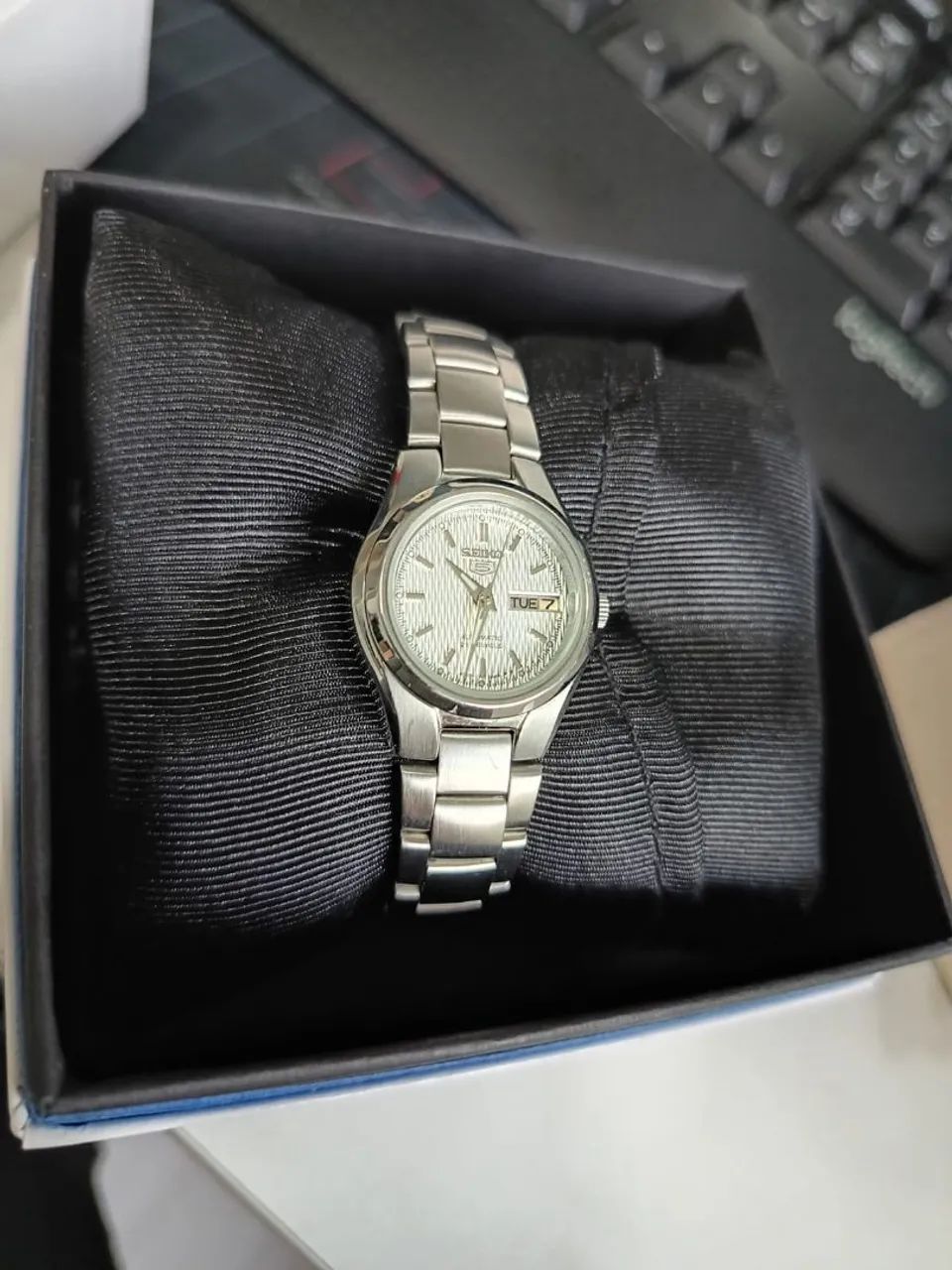 Relógio Seiko 5  Automático Prateado Perfeito estado <br>