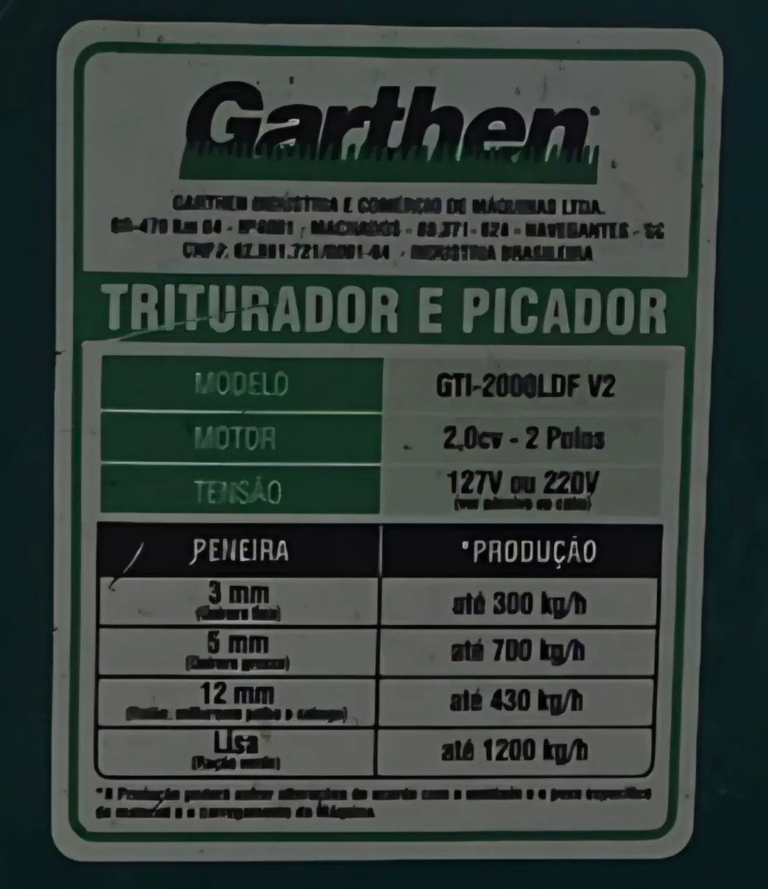 TRITURADORA E PICADEIRA ELÉTRICA  - Foto 2